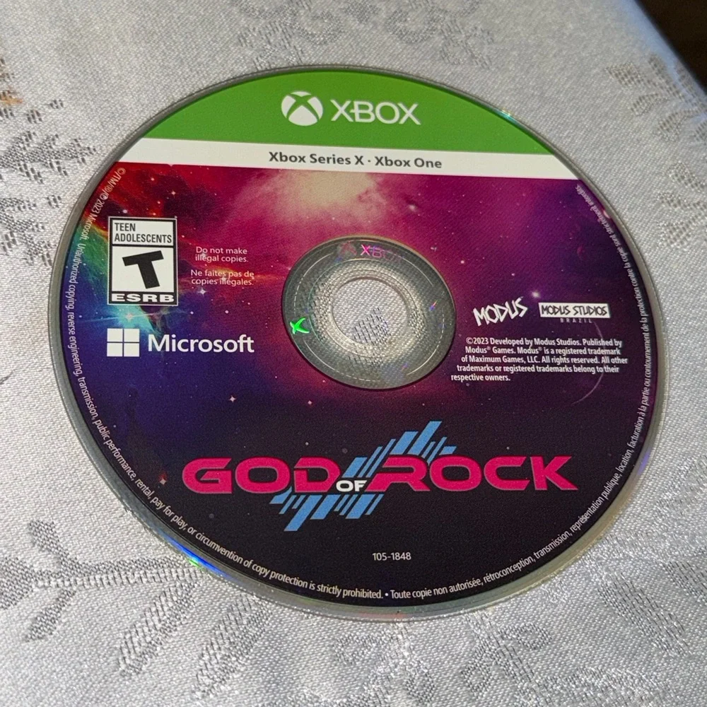 Microsoft Xbox One/Series X God Of Rock Video Game Rated T For Teen Used Pre Own